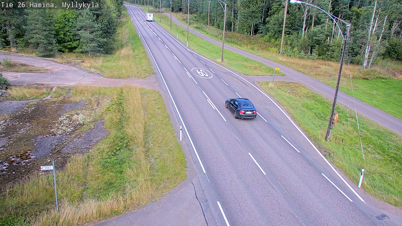Kelikamerat Kuva Tie 26 Hamina, Myllykylä, Hamina, Kymenlaakso