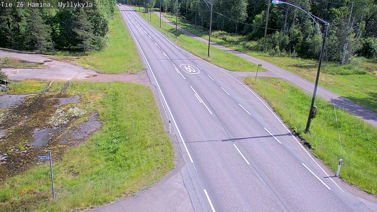 Kelikamerat Kuva Tie 26 Hamina, Myllykylä, Hamina, Kymenlaakso