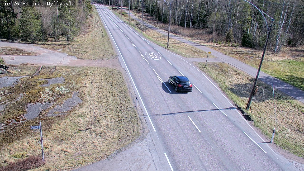 Kelikamerat Kuva Tie 26 Hamina, Myllykylä, Hamina, Kymenlaakso