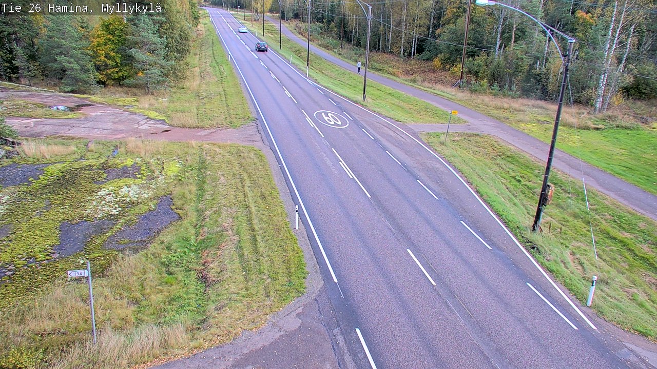 Kelikamerat Kuva Tie 26 Hamina, Myllykylä, Hamina, Kymenlaakso