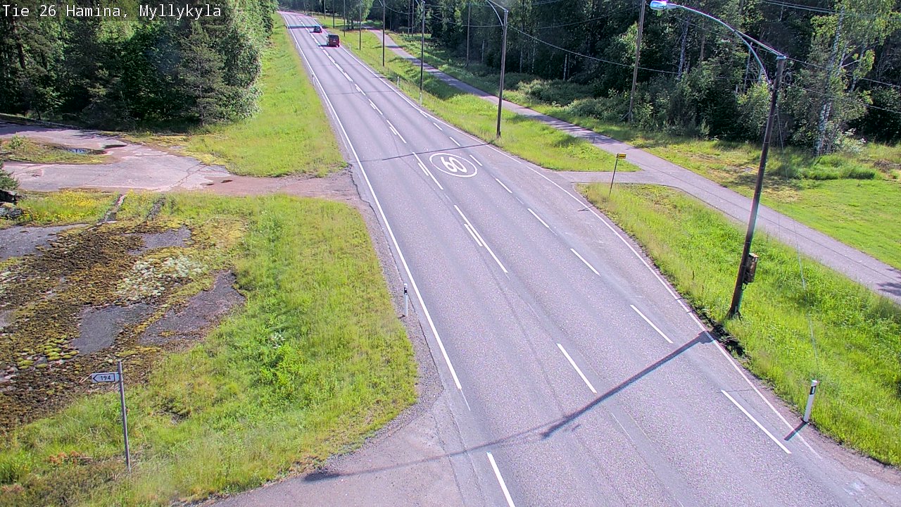 Kelikamerat Kuva Tie 26 Hamina, Myllykylä, Hamina, Kymenlaakso