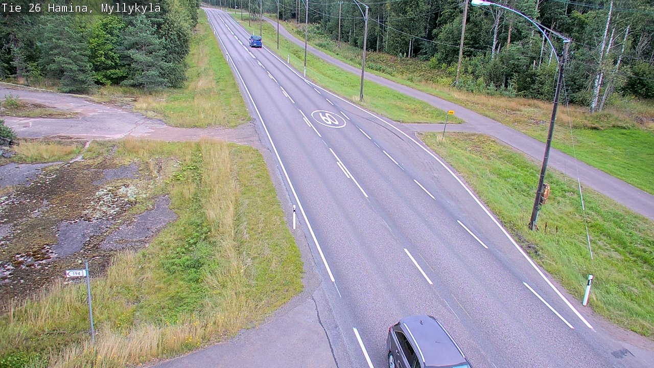 Kelikamerat Kuva Tie 26 Hamina, Myllykylä, Hamina, Kymenlaakso