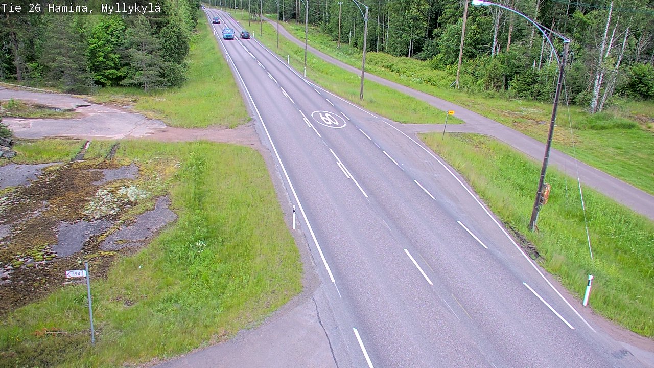Kelikamerat Kuva Tie 26 Hamina, Myllykylä, Hamina, Kymenlaakso