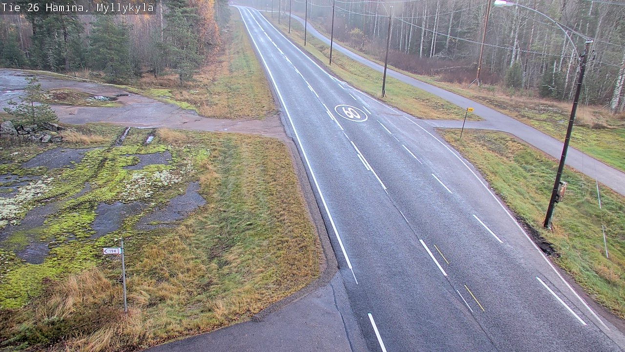 Kelikamerat Kuva Tie 26 Hamina, Myllykylä, Hamina, Kymenlaakso