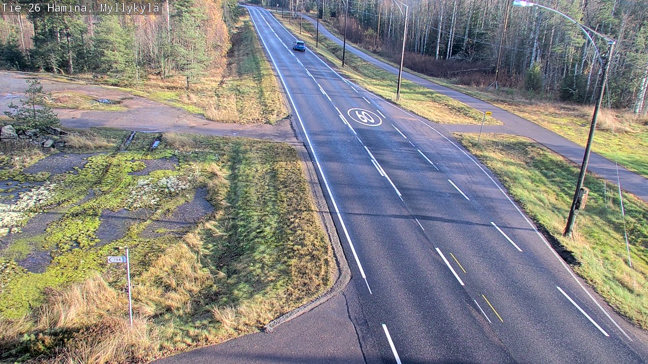 Kelikamerat Kuva Tie 26 Hamina, Myllykylä, Hamina, Kymenlaakso