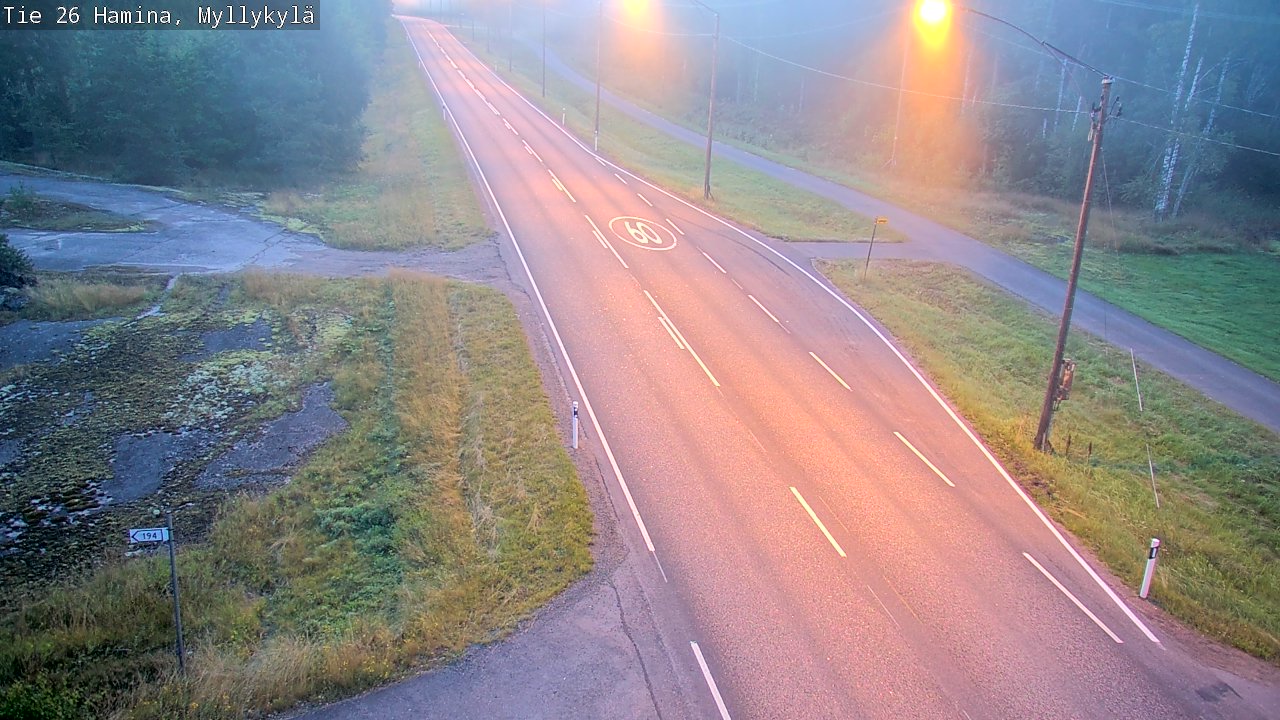 Kelikamerat Kuva Tie 26 Hamina, Myllykylä, Hamina, Kymenlaakso