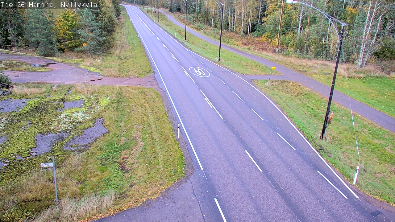 Kelikamerat Kuva Tie 26 Hamina, Myllykylä, Hamina, Kymenlaakso