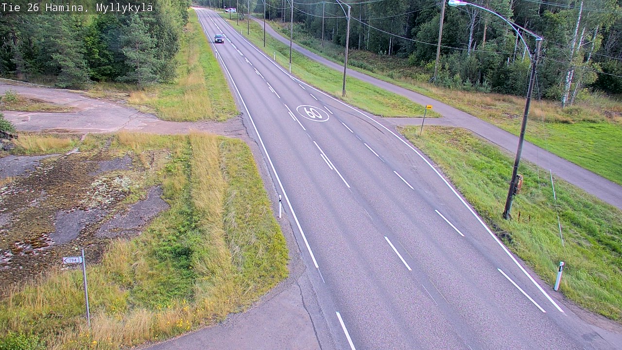 Kelikamerat Kuva Tie 26 Hamina, Myllykylä, Hamina, Kymenlaakso