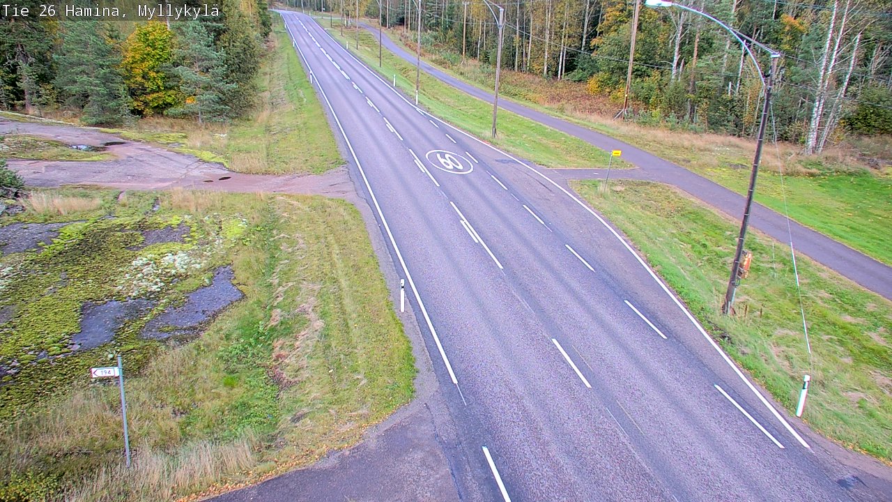 Kelikamerat Kuva Tie 26 Hamina, Myllykylä, Hamina, Kymenlaakso