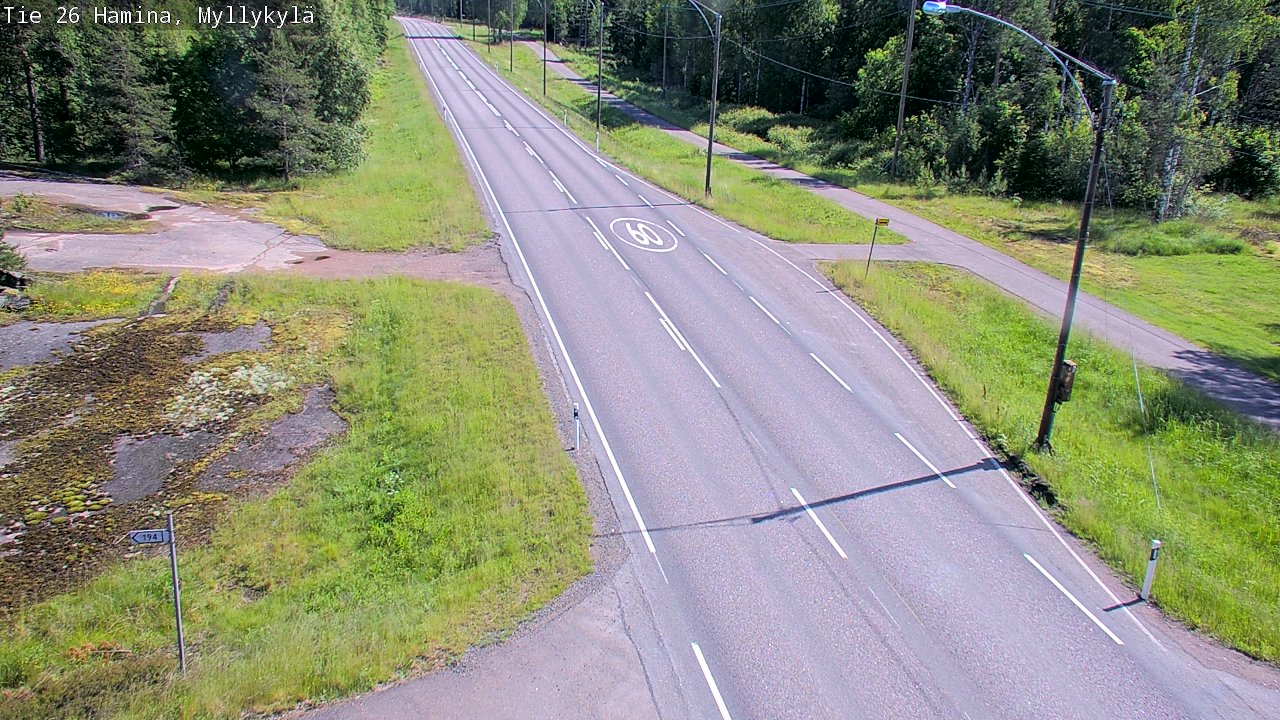 Kelikamerat Kuva Tie 26 Hamina, Myllykylä, Hamina, Kymenlaakso