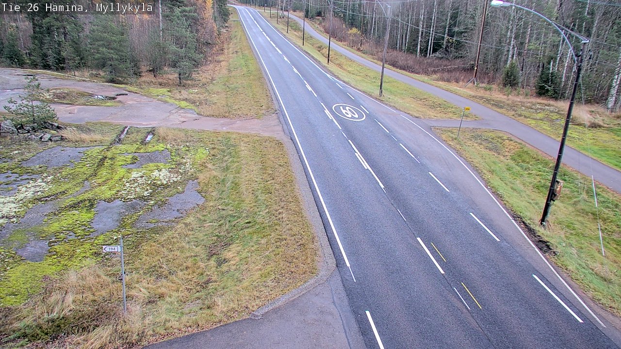 Kelikamerat Kuva Tie 26 Hamina, Myllykylä, Hamina, Kymenlaakso