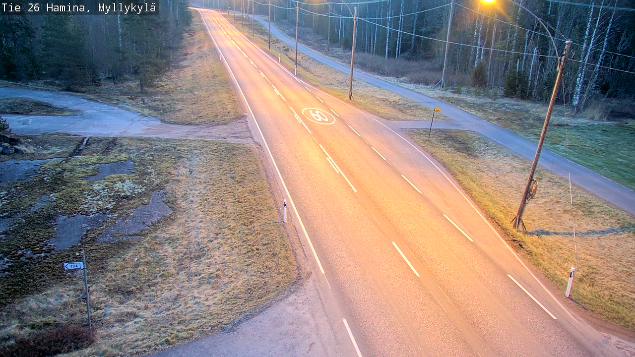 Kelikamerat Kuva Tie 26 Hamina, Myllykylä, Hamina, Kymenlaakso