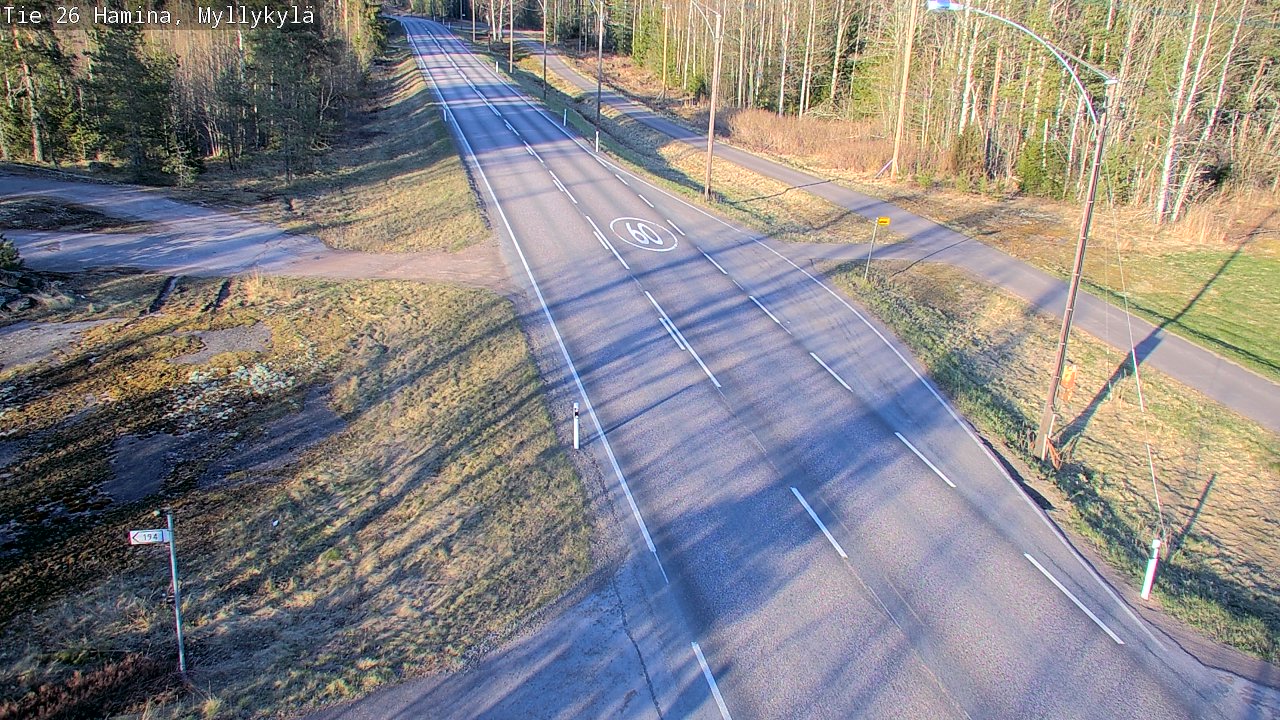 Kelikamerat Kuva Tie 26 Hamina, Myllykylä, Hamina, Kymenlaakso