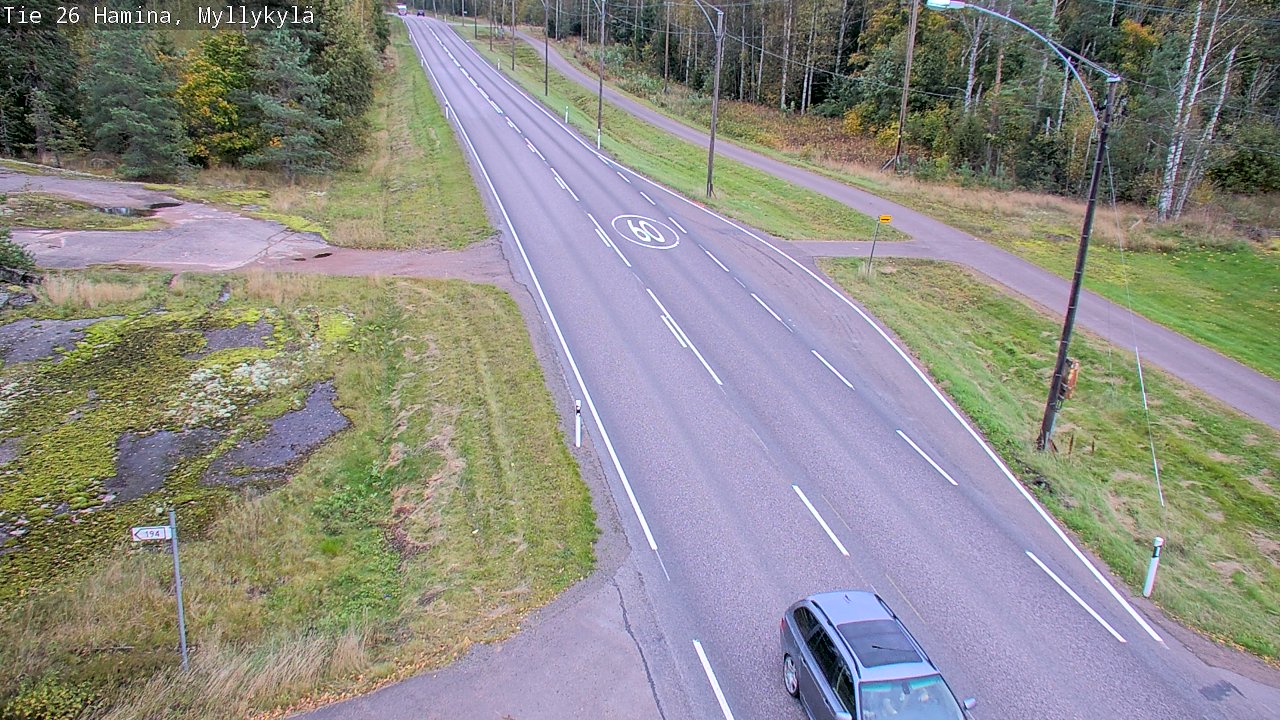 Kelikamerat Kuva Tie 26 Hamina, Myllykylä, Hamina, Kymenlaakso