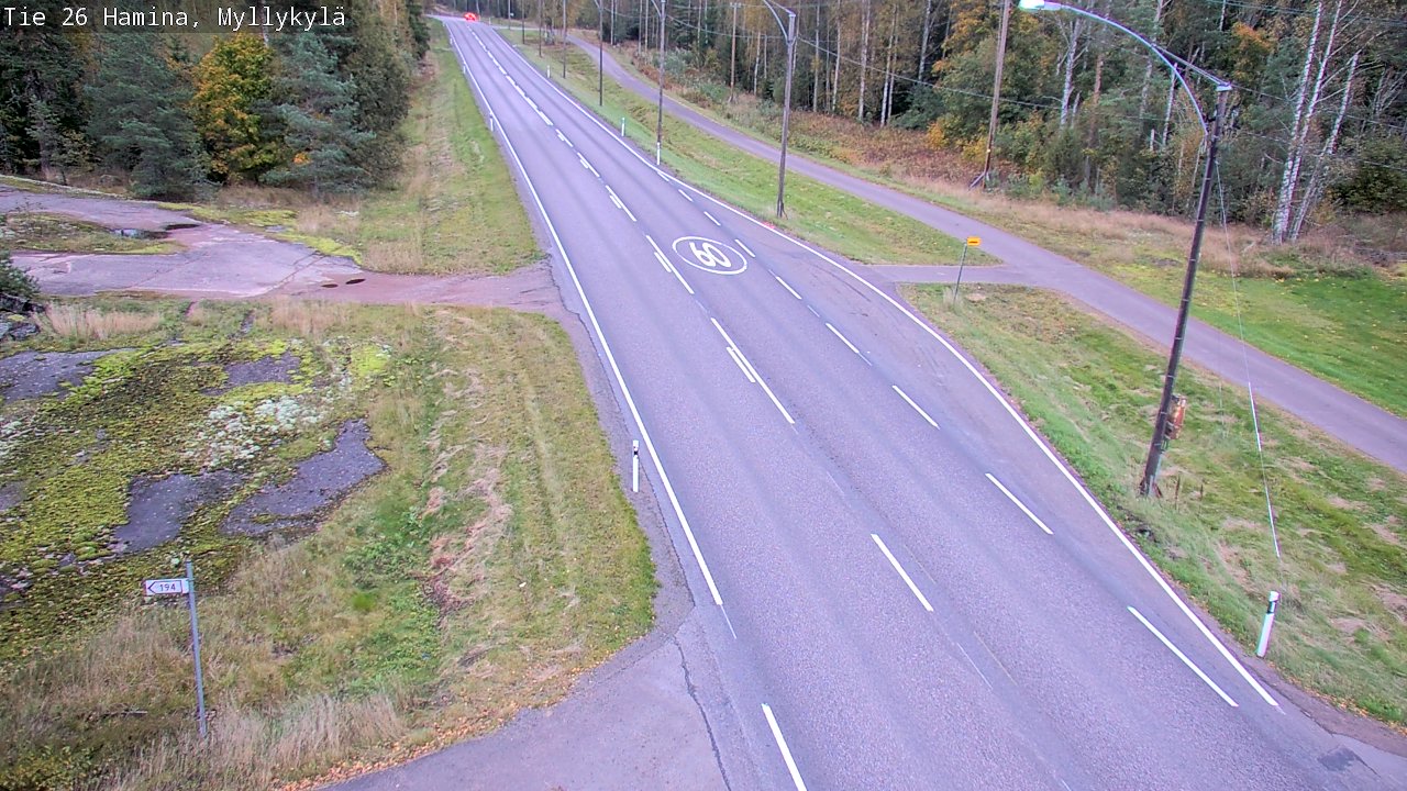 Kelikamerat Kuva Tie 26 Hamina, Myllykylä, Hamina, Kymenlaakso