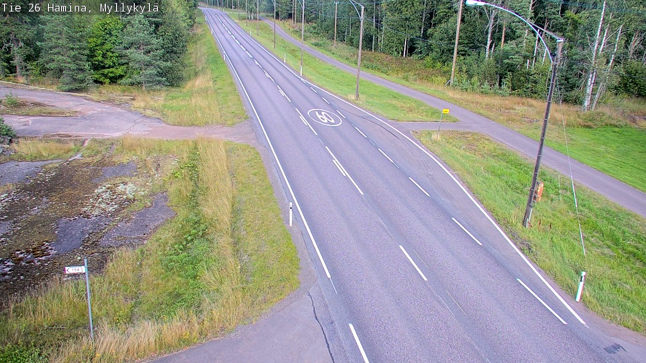 Kelikamerat Kuva Tie 26 Hamina, Myllykylä, Hamina, Kymenlaakso