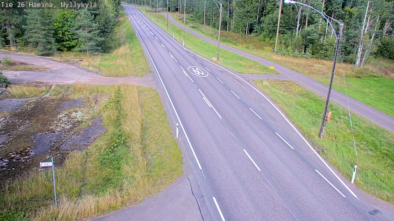 Kelikamerat Kuva Tie 26 Hamina, Myllykylä, Hamina, Kymenlaakso