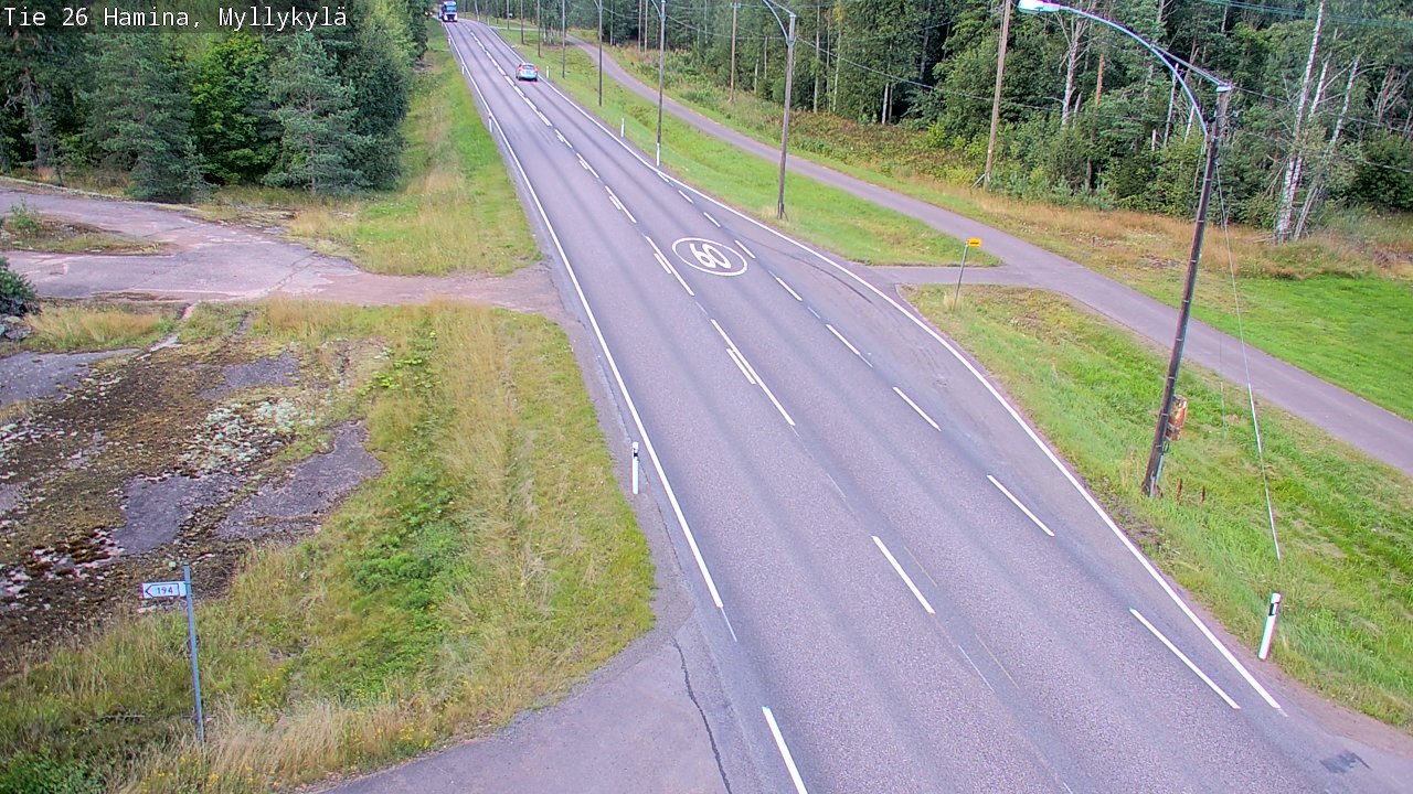Kelikamerat Kuva Tie 26 Hamina, Myllykylä, Hamina, Kymenlaakso