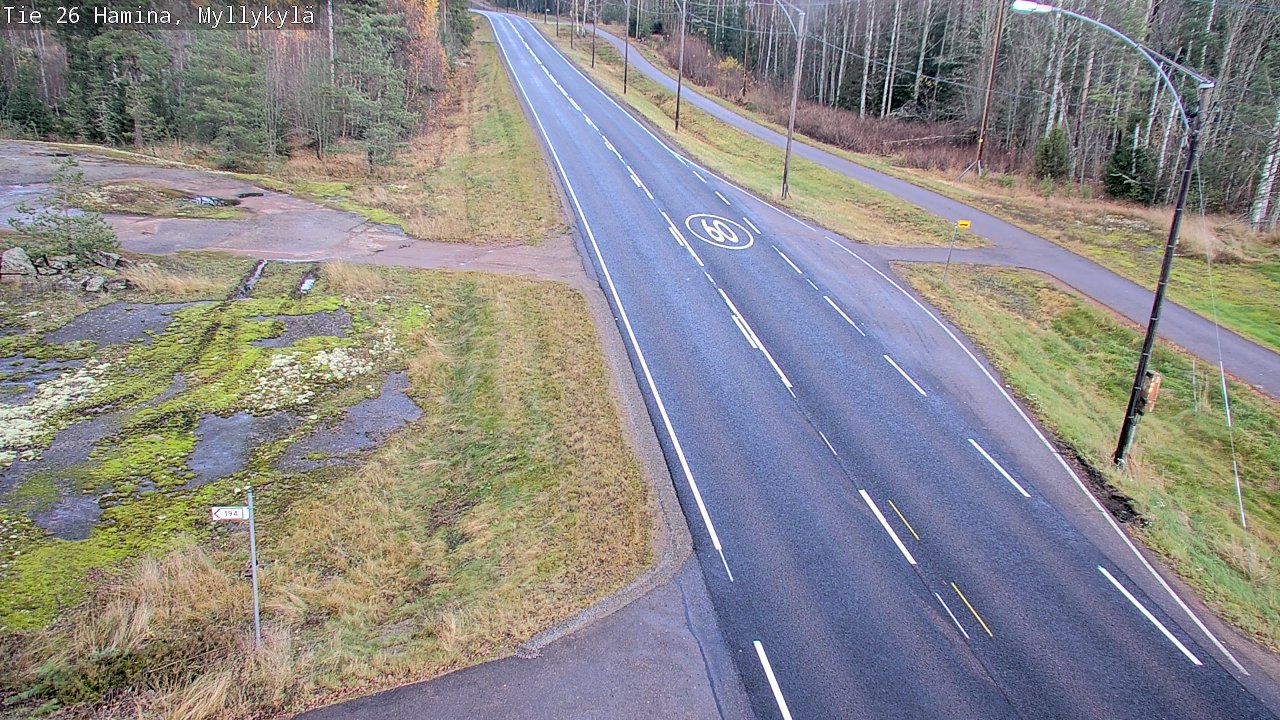 Kelikamerat Kuva Tie 26 Hamina, Myllykylä, Hamina, Kymenlaakso