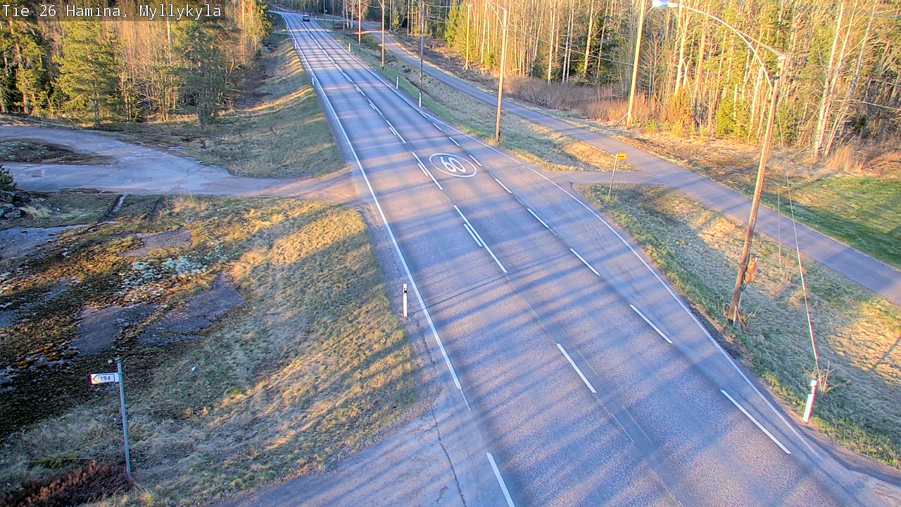 Kelikamerat Kuva Tie 26 Hamina, Myllykylä, Hamina, Kymenlaakso