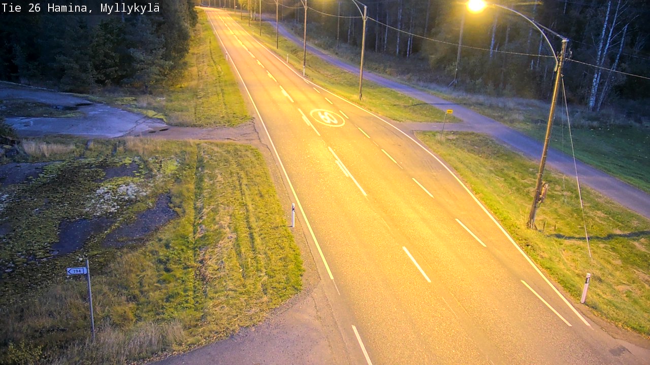 Kelikamerat Kuva Tie 26 Hamina, Myllykylä, Hamina, Kymenlaakso