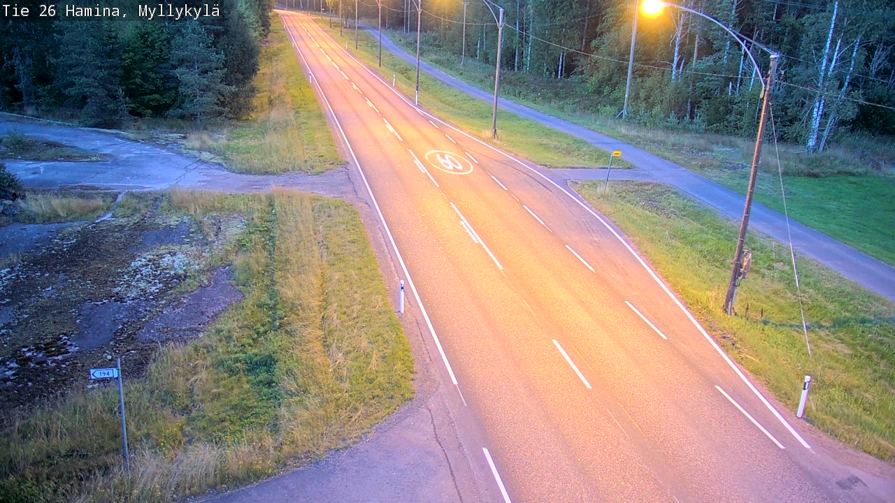 Kelikamerat Kuva Tie 26 Hamina, Myllykylä, Hamina, Kymenlaakso