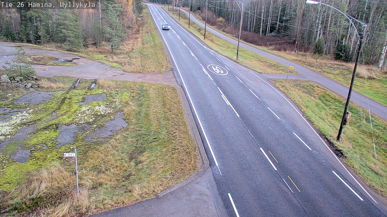 Kelikamerat Kuva Tie 26 Hamina, Myllykylä, Hamina, Kymenlaakso