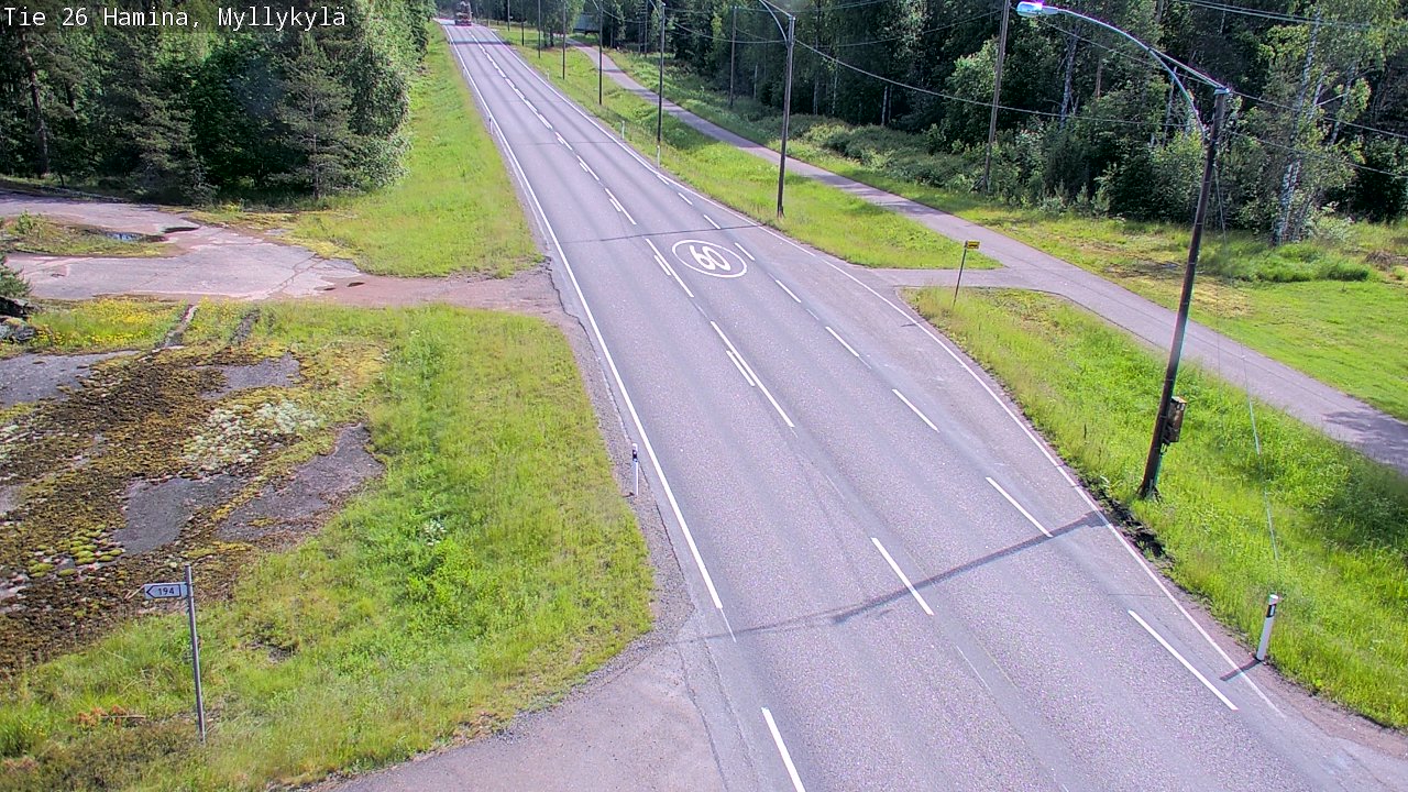 Kelikamerat Kuva Tie 26 Hamina, Myllykylä, Hamina, Kymenlaakso