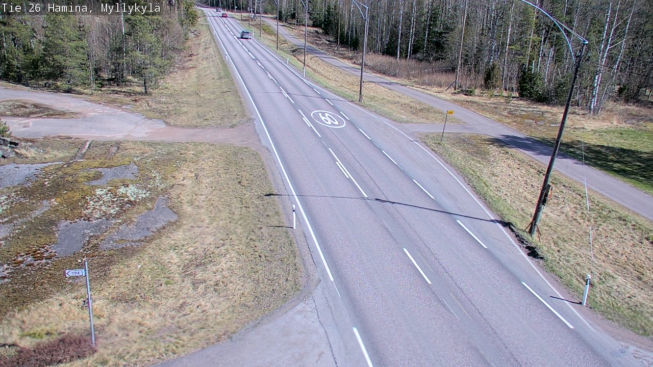 Kelikamerat Kuva Tie 26 Hamina, Myllykylä, Hamina, Kymenlaakso