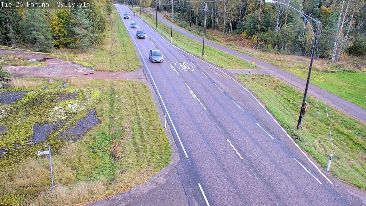 Kelikamerat Kuva Tie 26 Hamina, Myllykylä, Hamina, Kymenlaakso