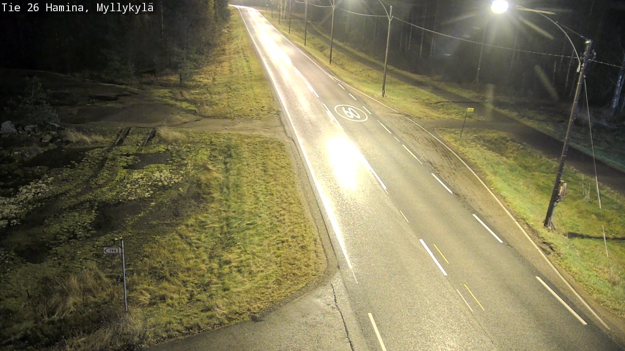 Kelikamerat Kuva Tie 26 Hamina, Myllykylä, Hamina, Kymenlaakso