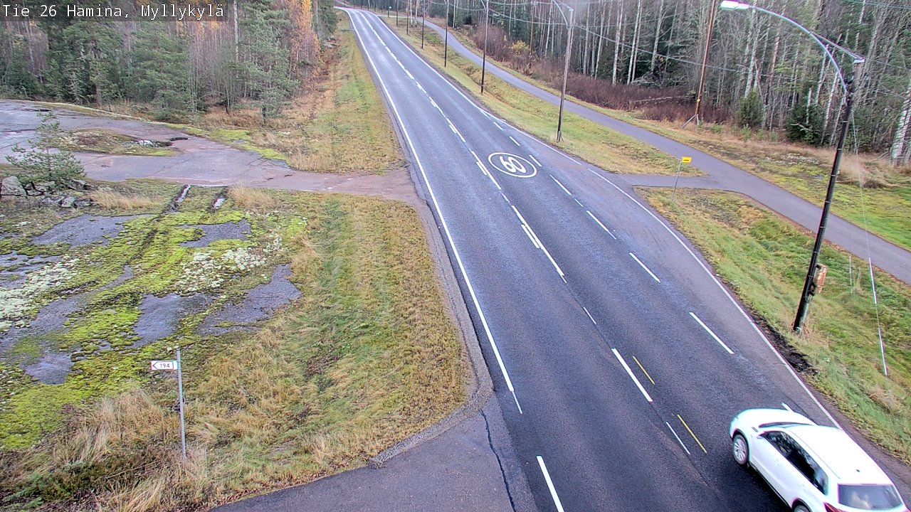 Kelikamerat Kuva Tie 26 Hamina, Myllykylä, Hamina, Kymenlaakso