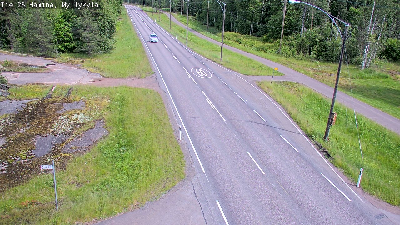 Kelikamerat Kuva Tie 26 Hamina, Myllykylä, Hamina, Kymenlaakso