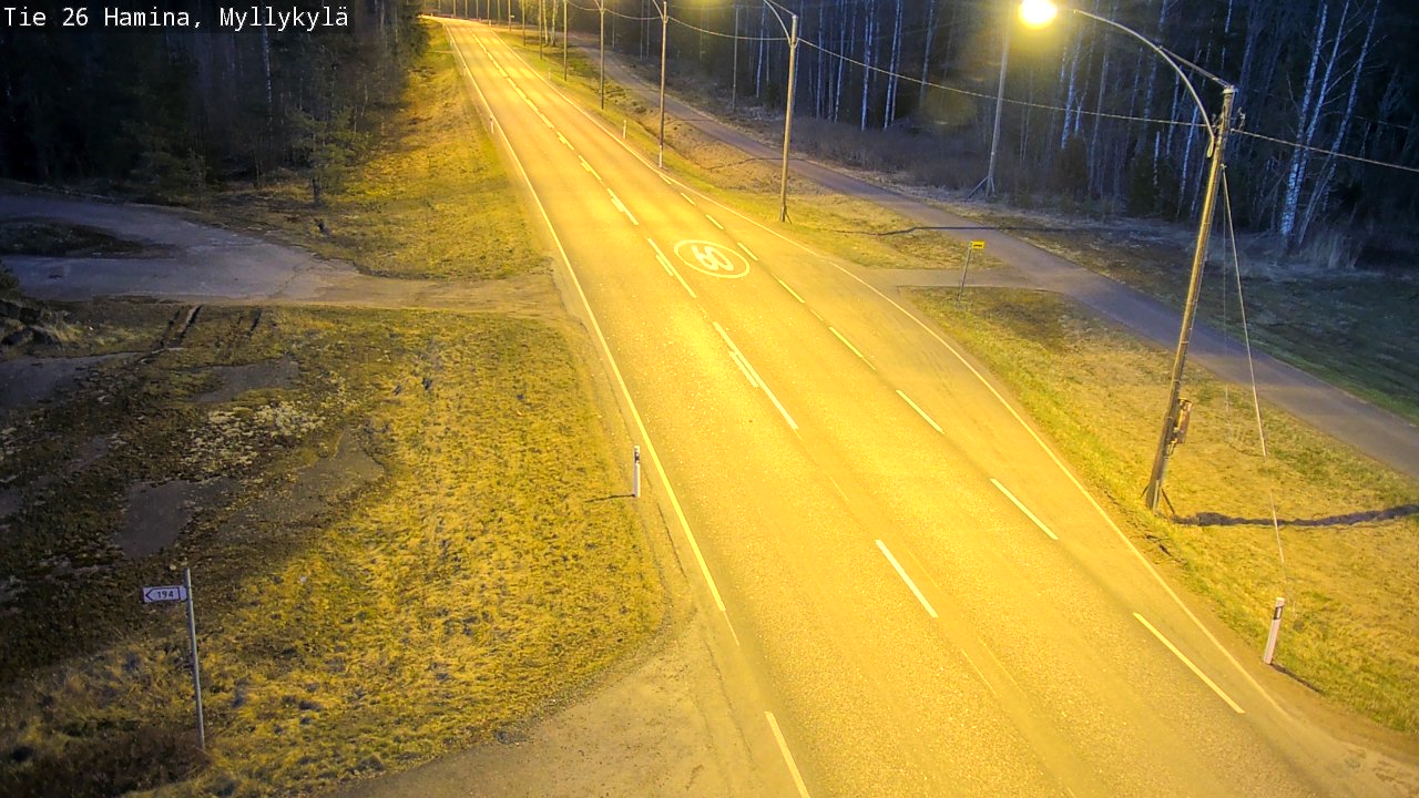 Kelikamerat Kuva Tie 26 Hamina, Myllykylä, Hamina, Kymenlaakso