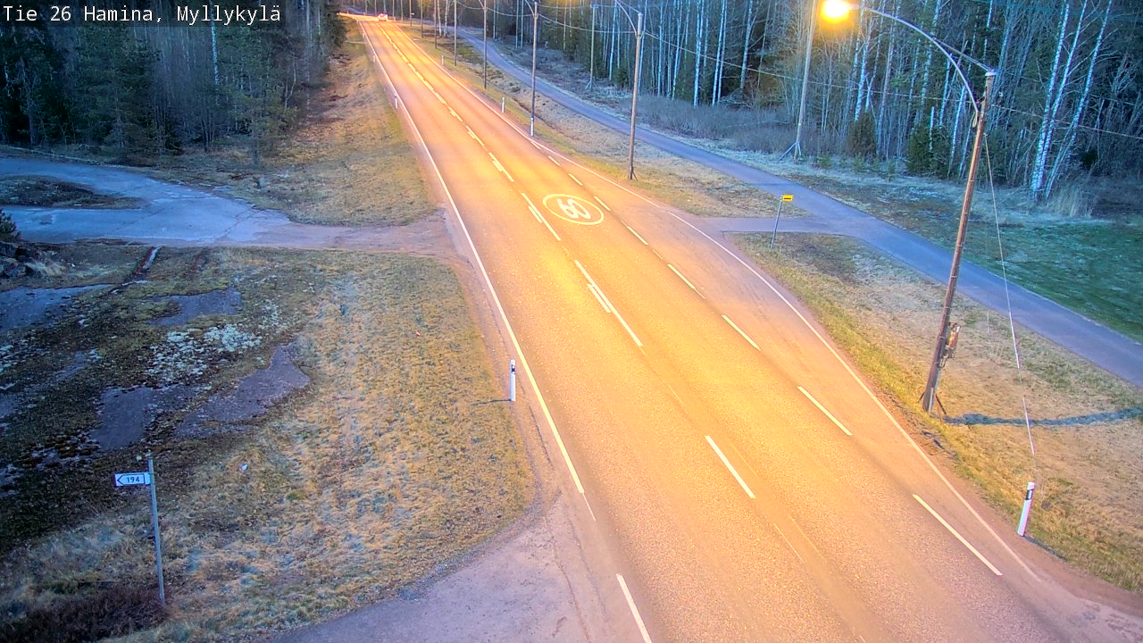 Kelikamerat Kuva Tie 26 Hamina, Myllykylä, Hamina, Kymenlaakso