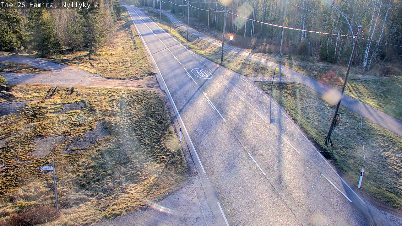 Kelikamerat Kuva Tie 26 Hamina, Myllykylä, Hamina, Kymenlaakso