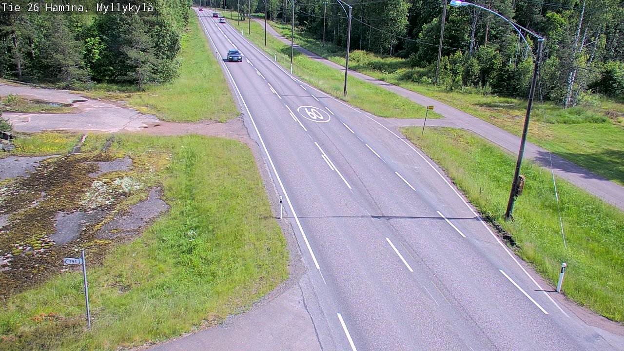 Kelikamerat Kuva Tie 26 Hamina, Myllykylä, Hamina, Kymenlaakso