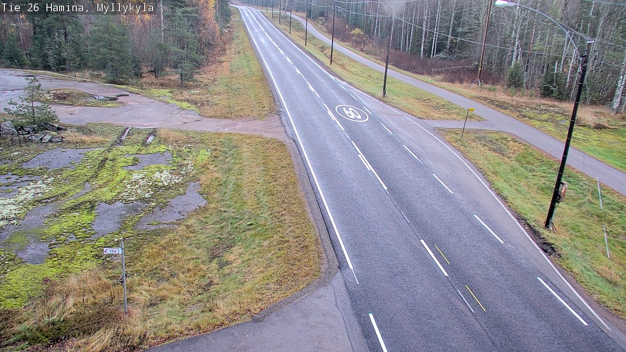 Kelikamerat Kuva Tie 26 Hamina, Myllykylä, Hamina, Kymenlaakso