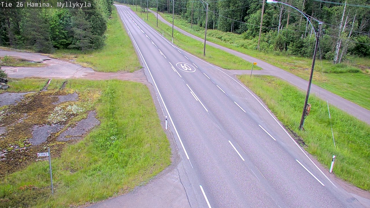 Kelikamerat Kuva Tie 26 Hamina, Myllykylä, Hamina, Kymenlaakso