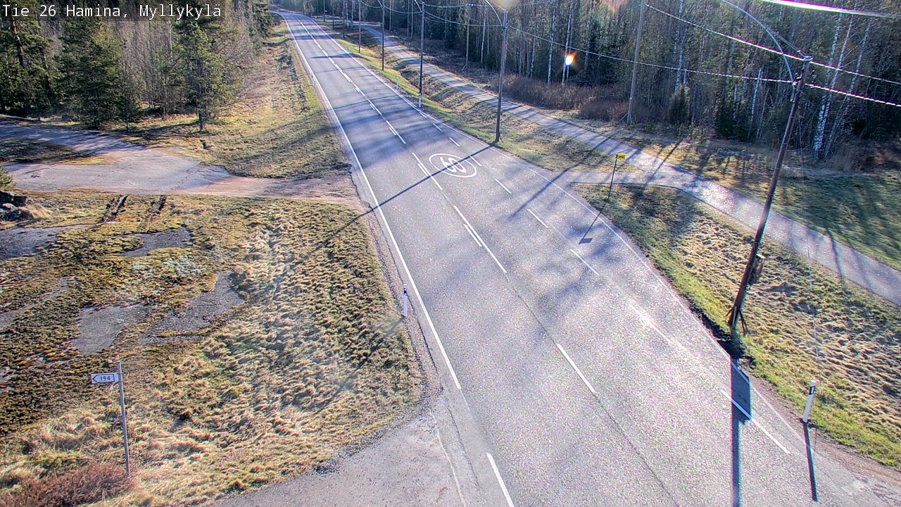 Kelikamerat Kuva Tie 26 Hamina, Myllykylä, Hamina, Kymenlaakso