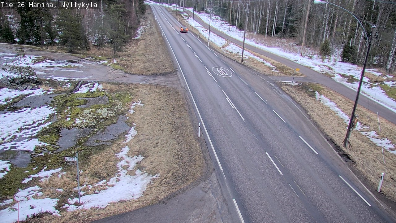 Kelikamerat Kuva Tie 26 Hamina, Myllykylä, Hamina, Kymenlaakso