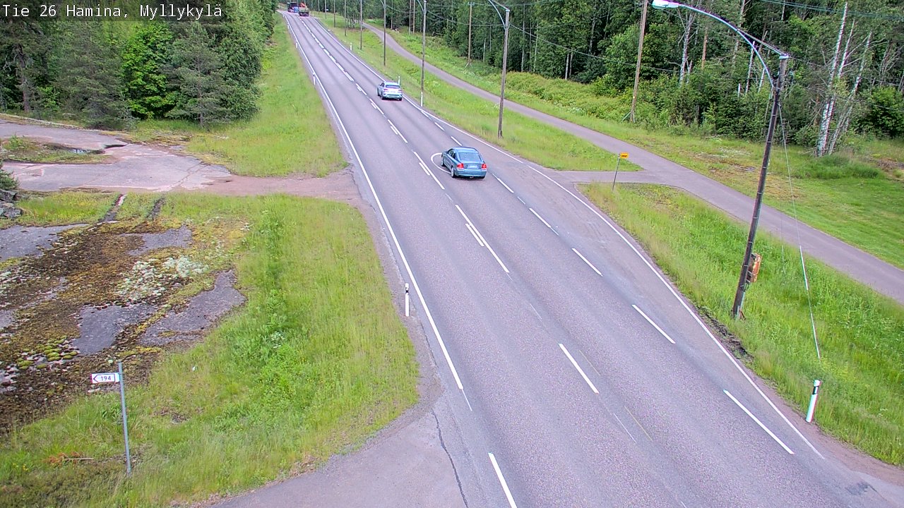 Kelikamerat Kuva Tie 26 Hamina, Myllykylä, Hamina, Kymenlaakso