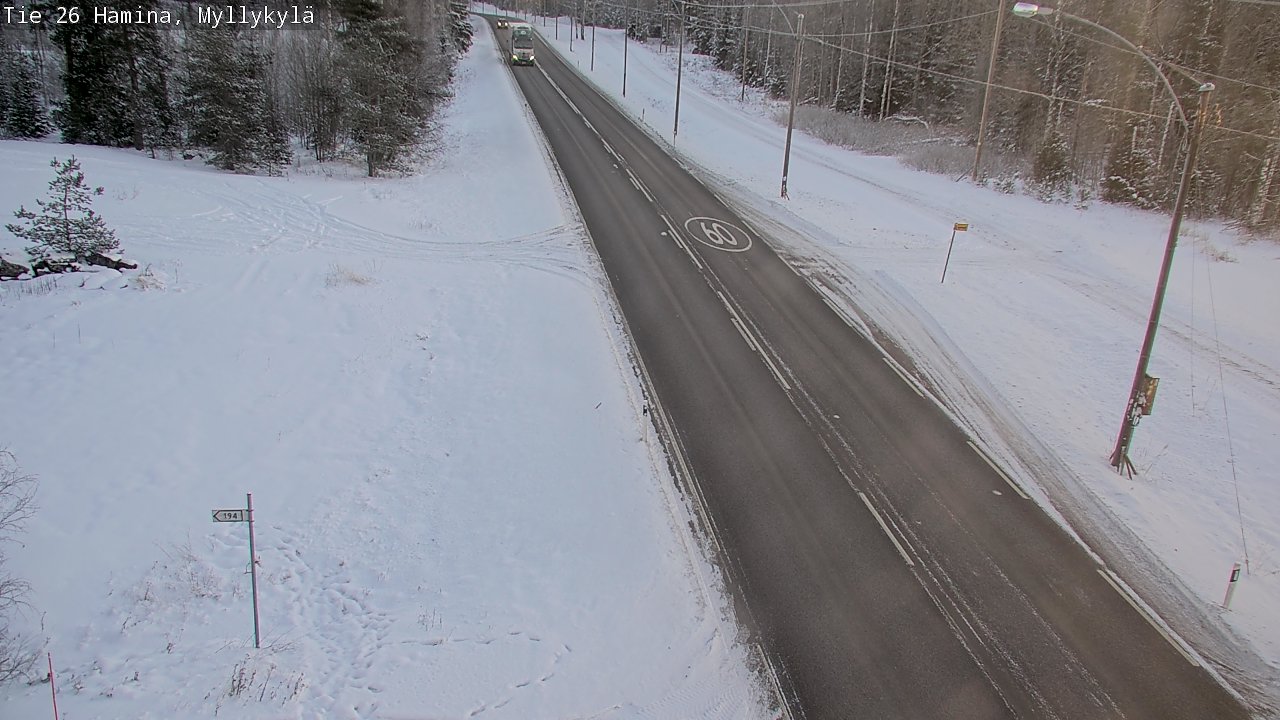 Kelikamerat Kuva Tie 26 Hamina, Myllykylä, Hamina, Kymenlaakso