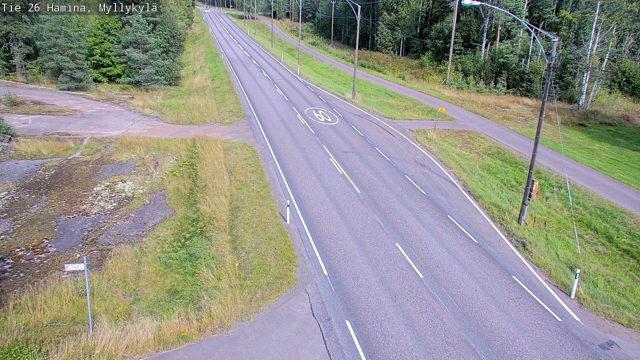 Kelikamerat Kuva Tie 26 Hamina, Myllykylä, Hamina, Kymenlaakso