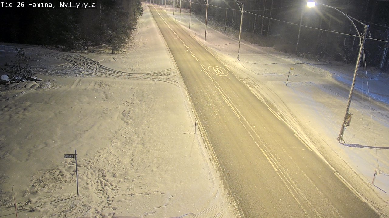 Kelikamerat Kuva Tie 26 Hamina, Myllykylä, Hamina, Kymenlaakso