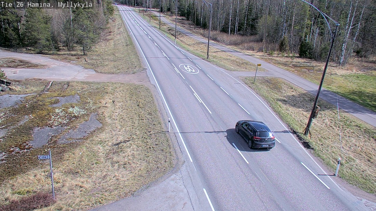Kelikamerat Kuva Tie 26 Hamina, Myllykylä, Hamina, Kymenlaakso