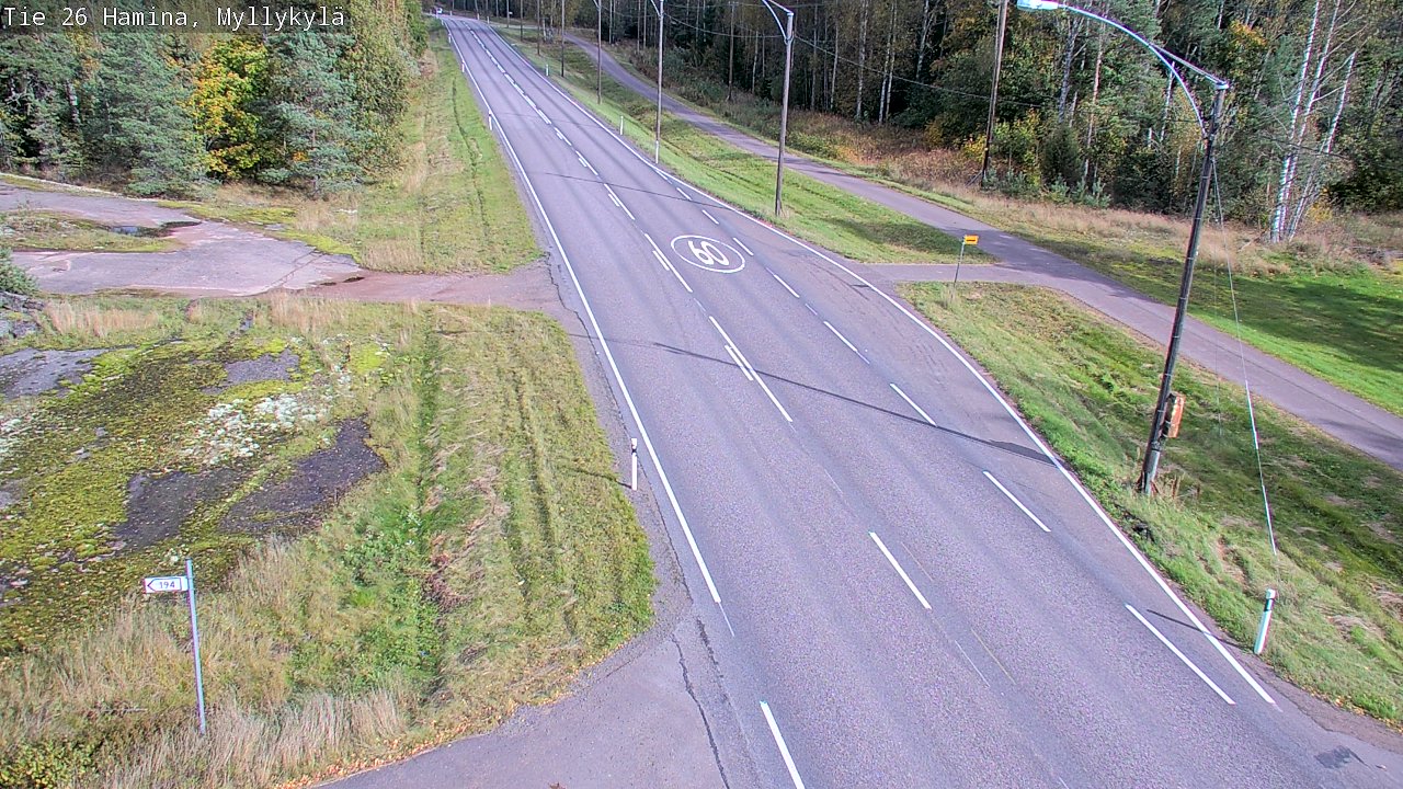 Kelikamerat Kuva Tie 26 Hamina, Myllykylä, Hamina, Kymenlaakso
