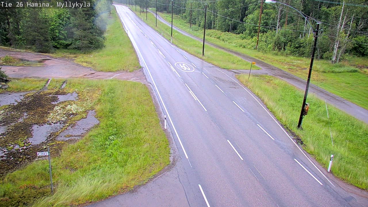 Kelikamerat Kuva Tie 26 Hamina, Myllykylä, Hamina, Kymenlaakso