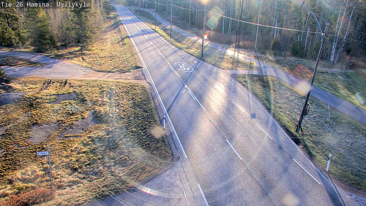 Kelikamerat Kuva Tie 26 Hamina, Myllykylä, Hamina, Kymenlaakso