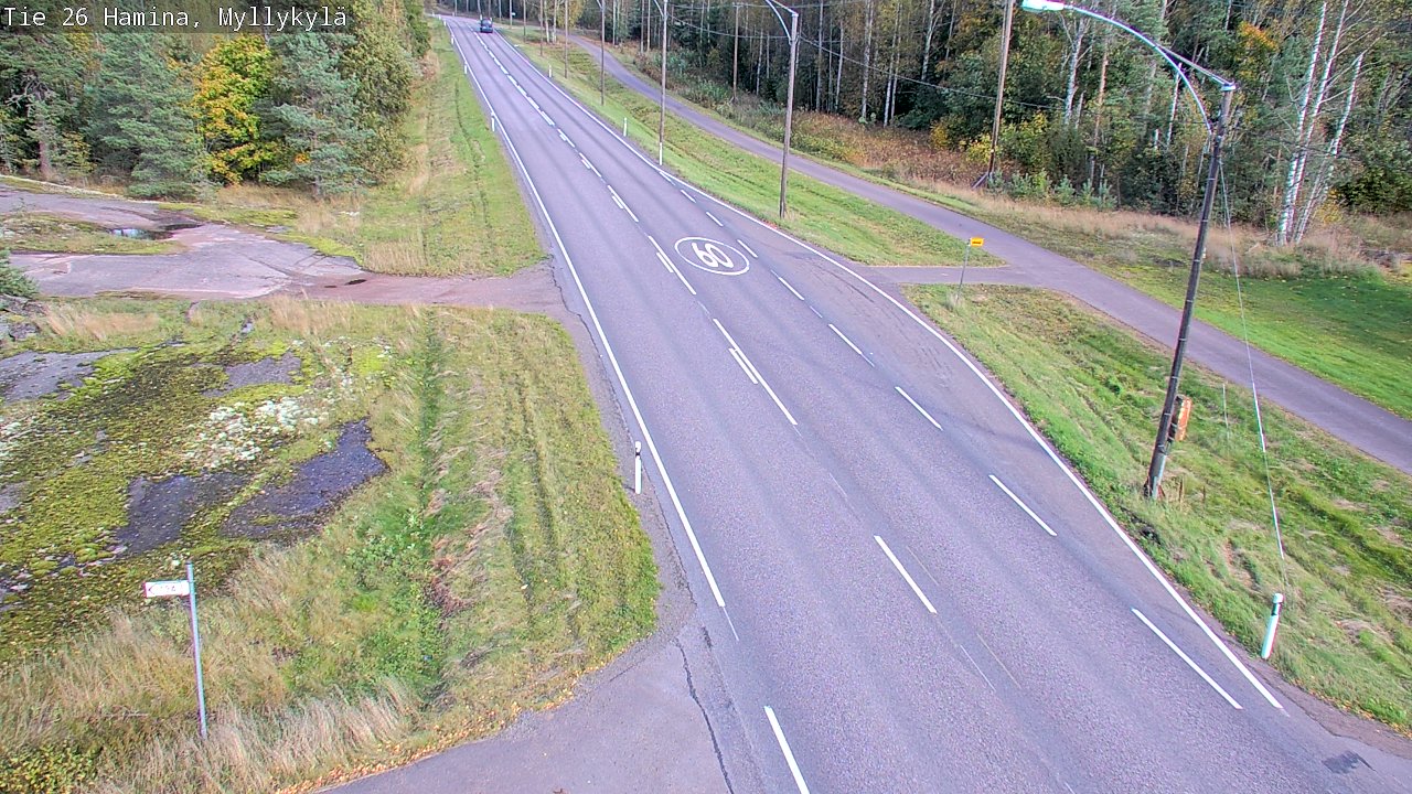 Kelikamerat Kuva Tie 26 Hamina, Myllykylä, Hamina, Kymenlaakso